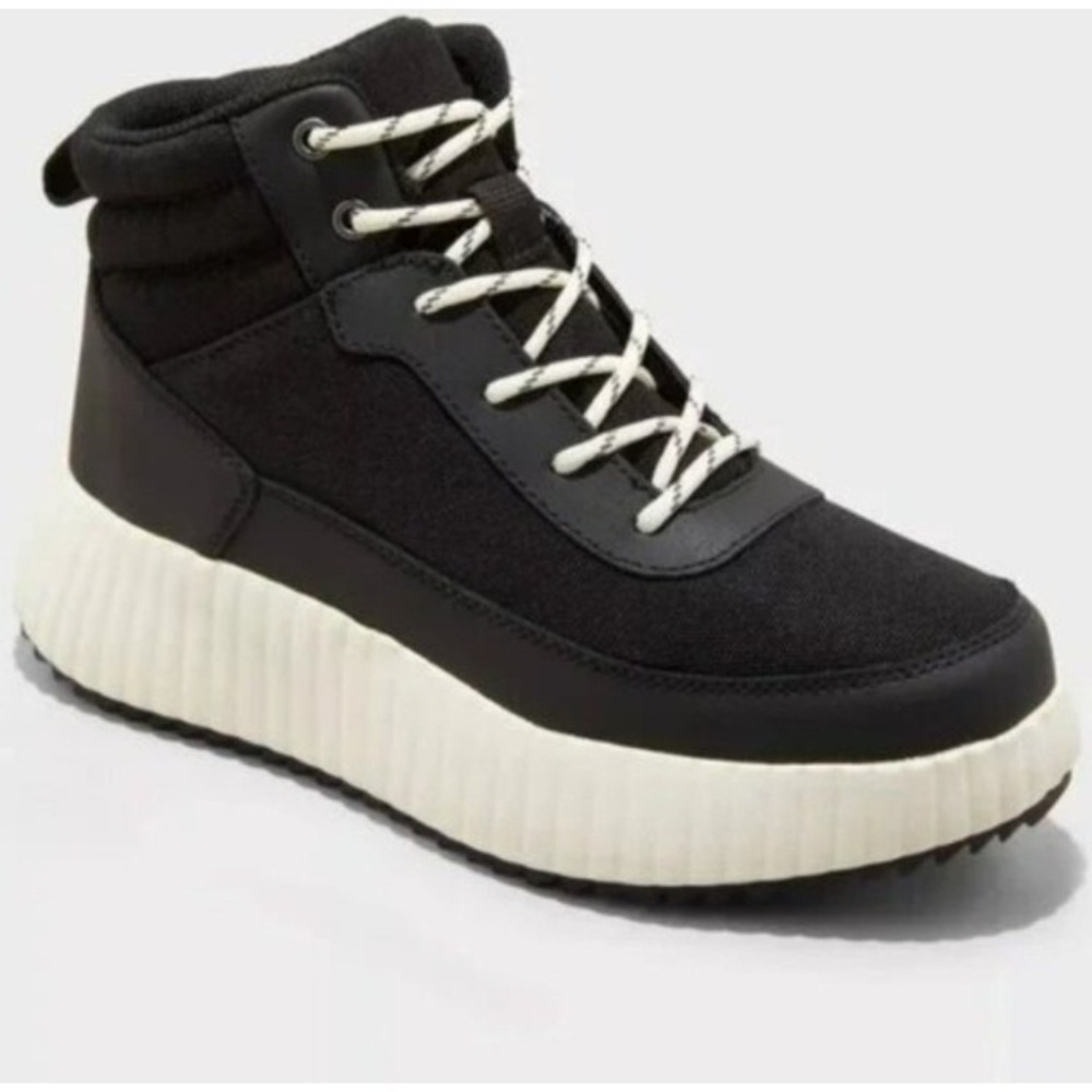 Universal Thread Shyla‎ Black Water Repellent High Top Boots Women's Size 7 NWT